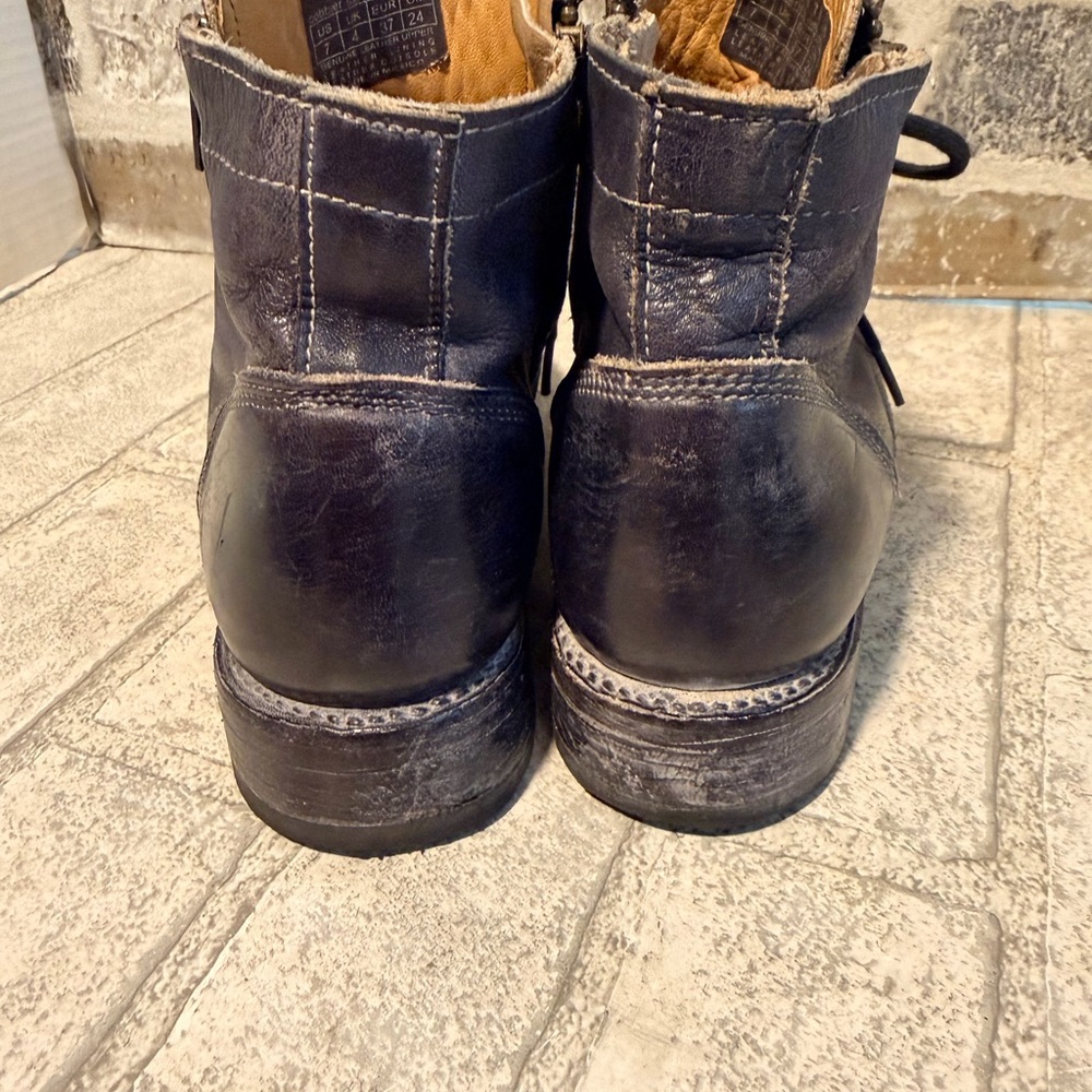 Bed Stu Bonnie Leather Cobbler Combat Boots Women's 7 - Picture 6 of 12